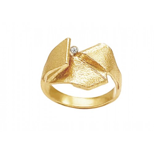 Heiring Mille no.5 diamant ring 53-3-75br