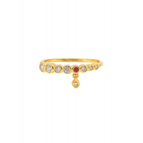 Hultquist Ruby Ring S08016 G