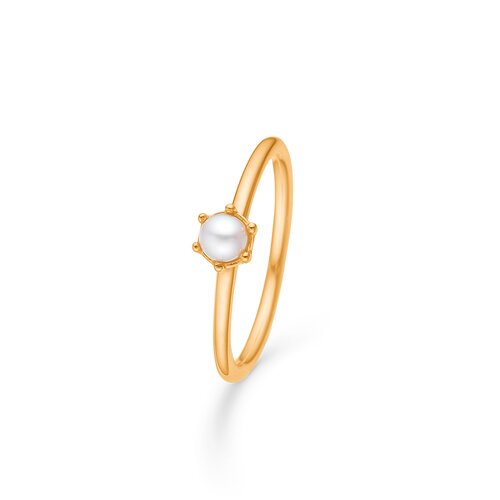 Mads Z Poetry Solitaire Pearl Ring 1543050