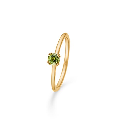 Mads Z Poetry Solitaire Peridot Ring 1546053