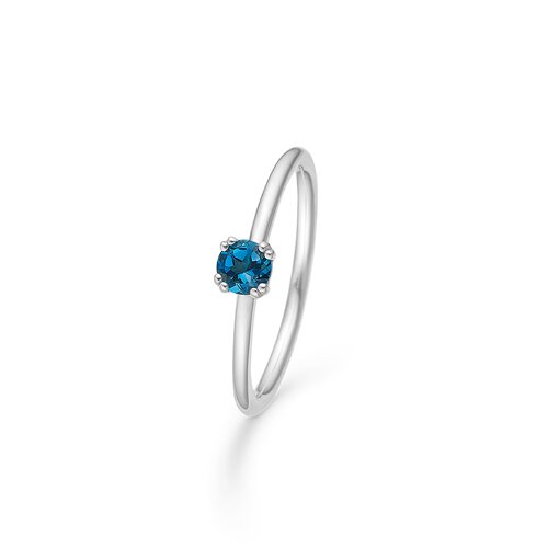 Mads Z Poetry Solitaire London Blue Ring 2146...