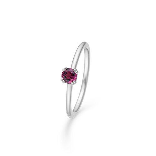 Mads Z Poetry Solitaire Garnet Ring 2146052