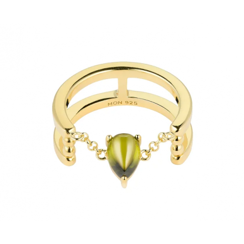 Monlund Chubby Drip Olive Ring MON19F-G
