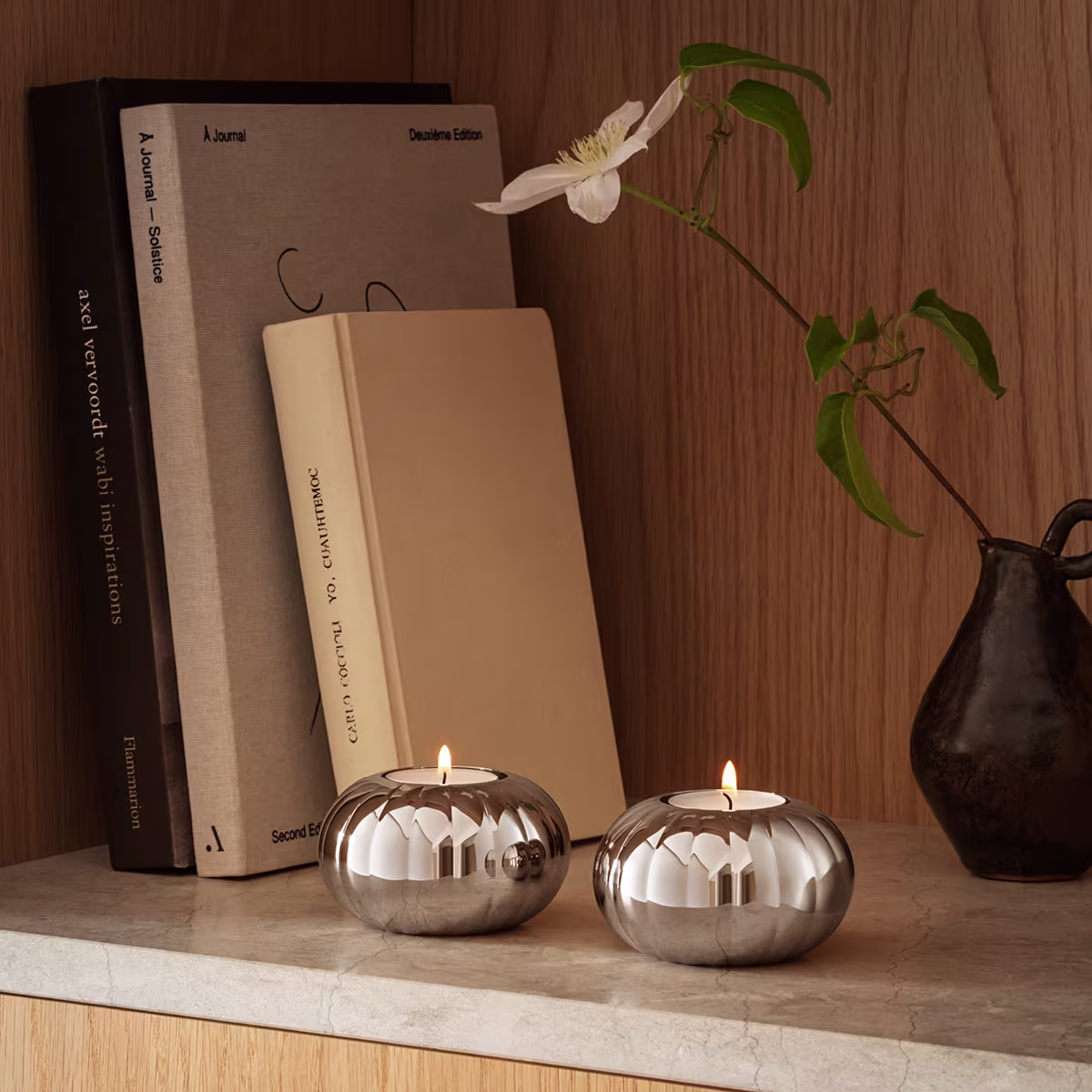 Georg Jensen Bernadotte Fyrfadsstager 2 Stk. 10020489 
