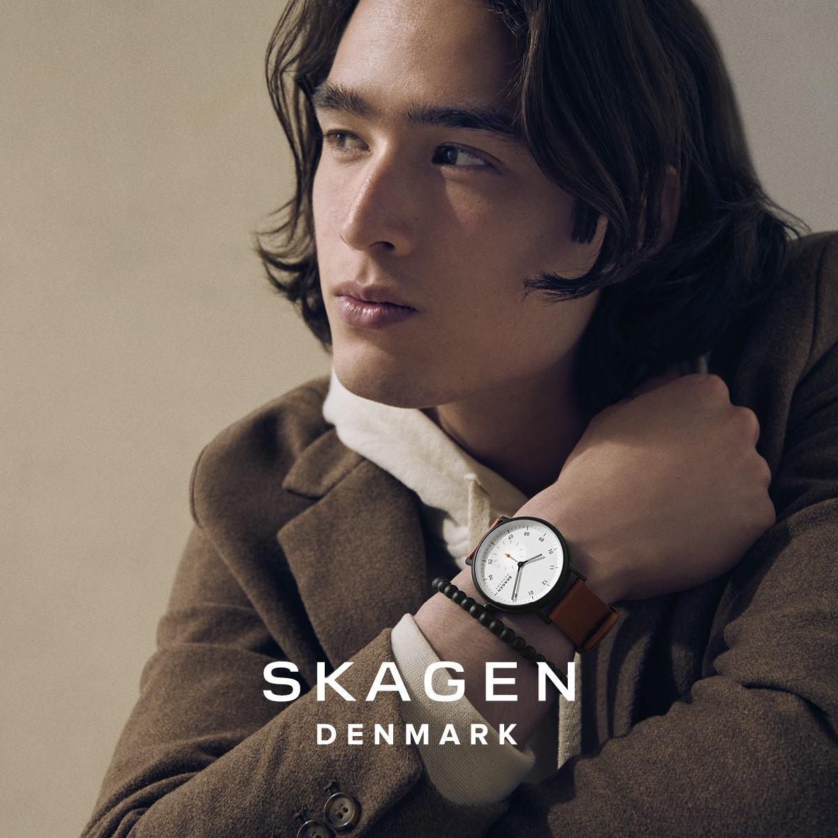 Skagen Ur Kuppel Brun SKW6889